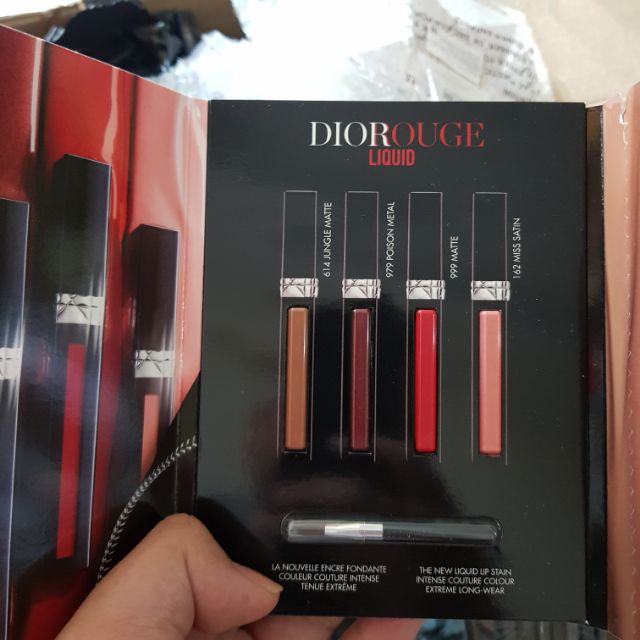 SET thử son Dior