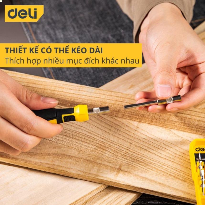 Bộ Tua Vít Sửa Chữa Đa Chức Năng Deli 30 Đầu Vít Cao Cấp - Chất Liệu Siêu Bền, Thiết Kế Gọn Nhẹ Tinh Tế - DL1033D .