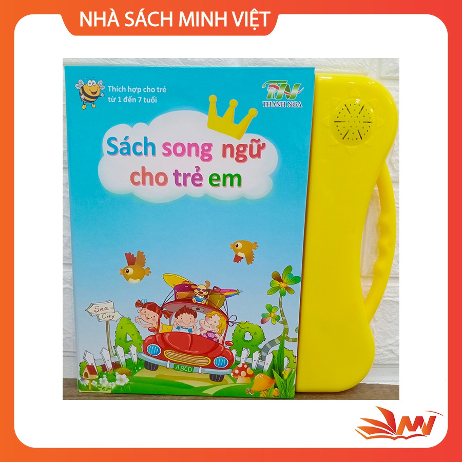 [MỚI] Sách Song Ngữ Cho Trẻ Em (Từ 1 đến 7 tuổi) - Có kèm Pin