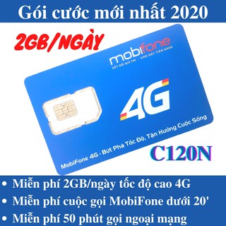 Sim 4g mobifone - gói cước mới nhất của mobifone - tặng 2gb/ngày, nghe gọi miễn phí - free tháng đầu tiên