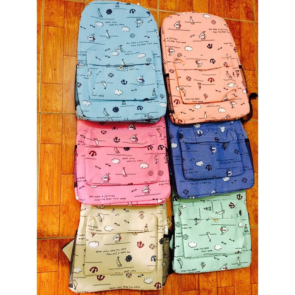 [Mã WB10KD giảm 10k đơn Bất kỳ] Balo Thuyền nhiều màu