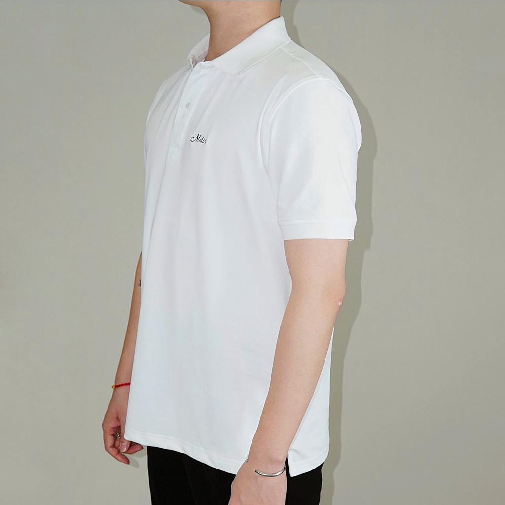 Áo polo nam cổ bẻ thêu chữ MALTRIK trước ngực BIGSIZE form rộng thoáng mát có size lớn cho người béo đến 100kg