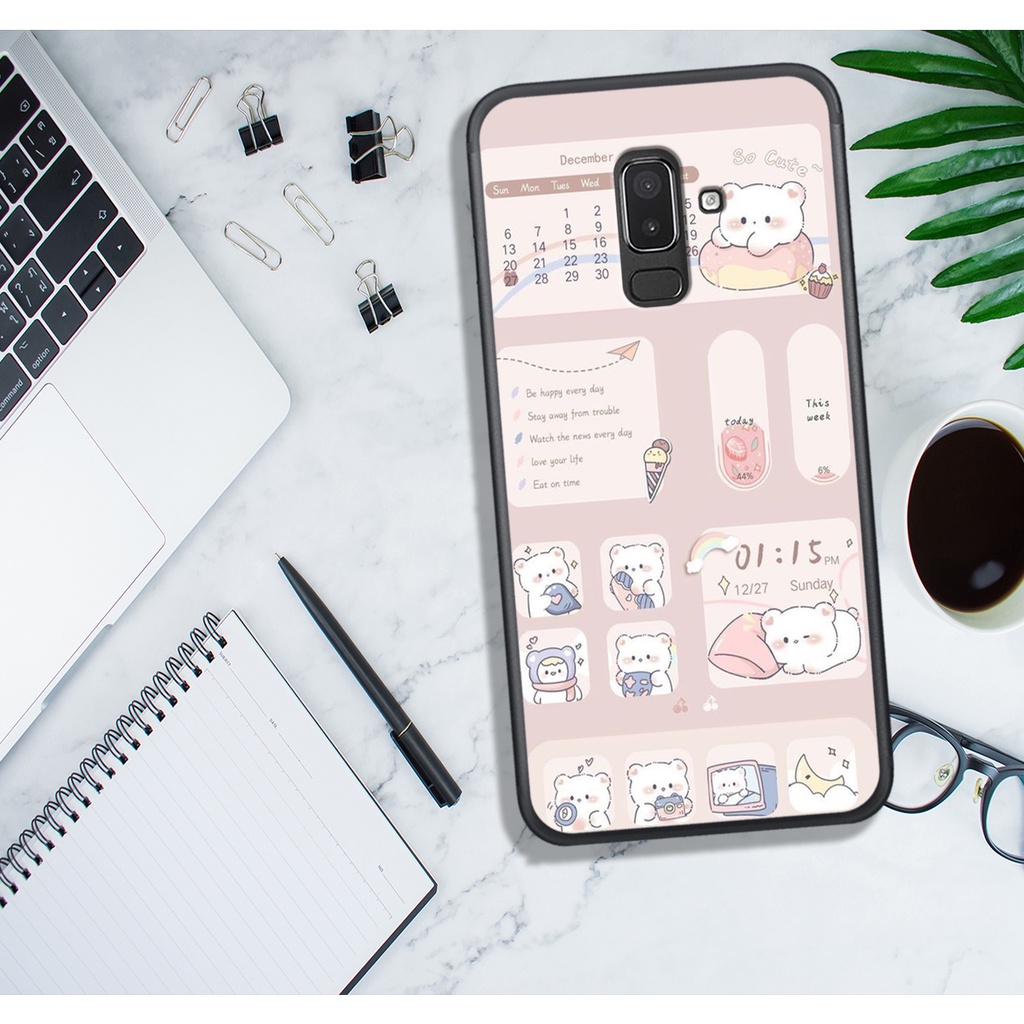 Ốp Lưng SAMSUNG A6 Plus - A8 Plus - J6 Plus - J8 , In Hình Sinh Động, Dễ Thương, Màu Sắc Cá Tính..