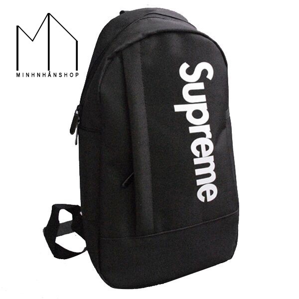 Túi đeo chéo thời trang một quai cỡ vừa Supreme (Đen)