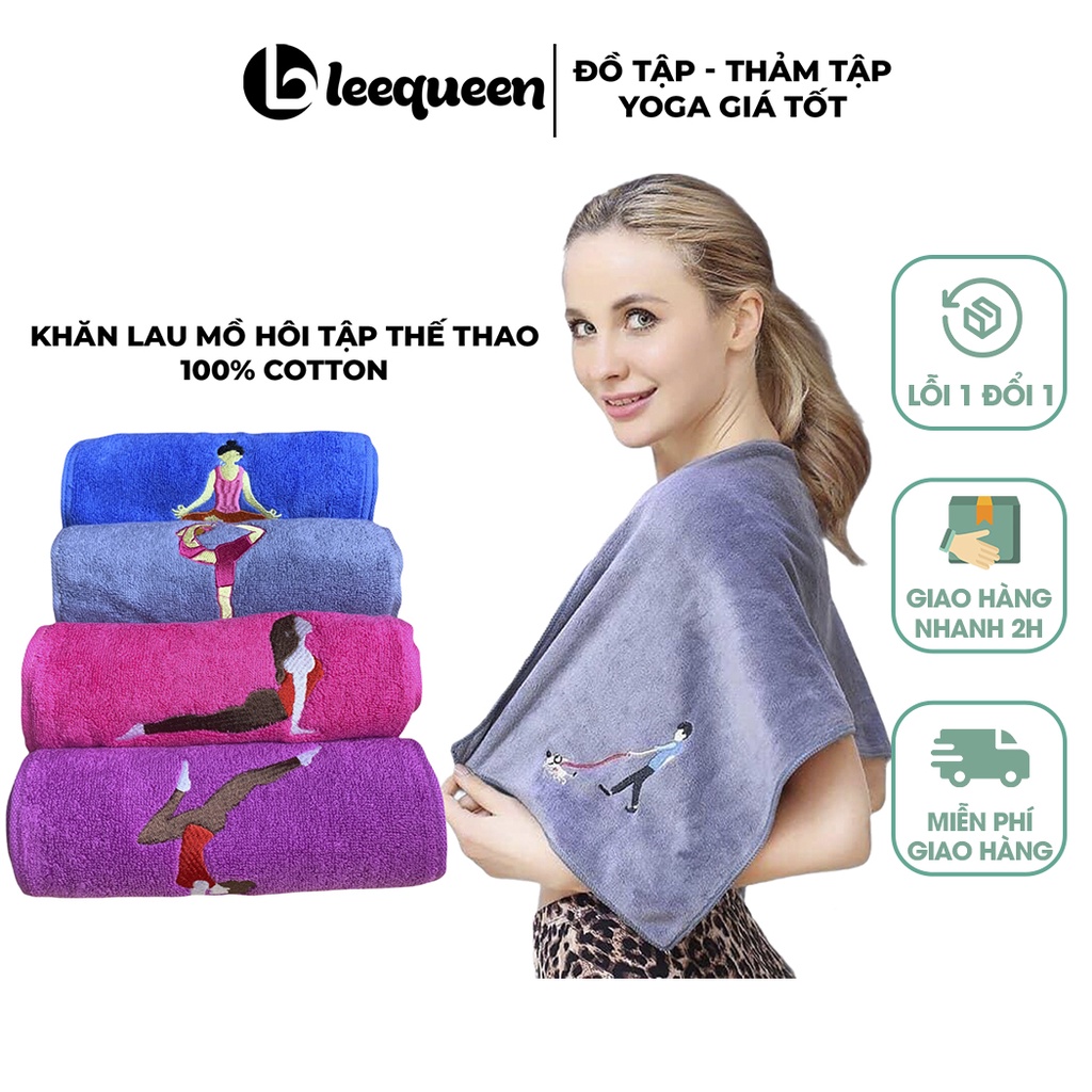 Khăn tập Yoga Gym cô gái ,Lau mồ hôi, thấm hút mồ hôi, cotton,mềm mại,đa năng