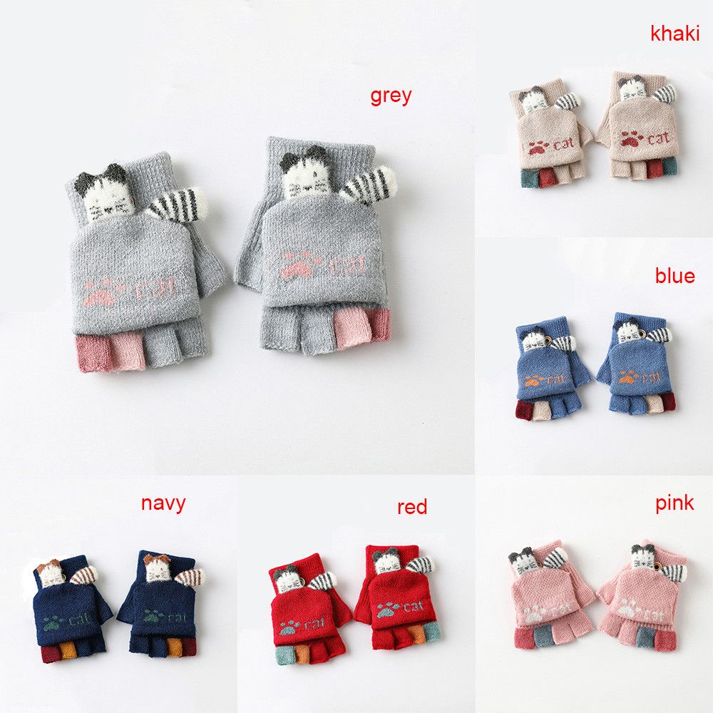 Găng tay hở ngón dành cho trẻ em từ 3-8 tuổi