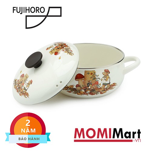 BỘ 3 NỒI TRÁNG MEN FUJIHORO (NẤU ĐƯỢC BẾP TỪ)