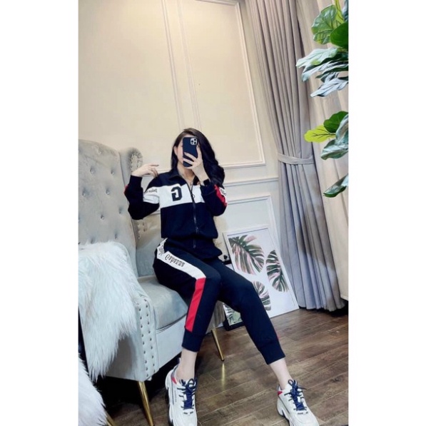 Set bộ thu đông nữ dài tay quần ống bo chất umi hàn siêu đẹp- bộ thể thao thu đông nữ - Hàng mới về