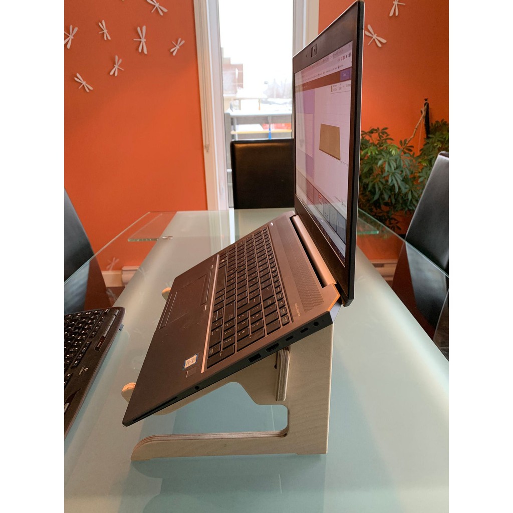 Wooden Laptop Stand - Giá Kệ Đỡ Tản Nhiệt Laptop, chất liệu gỗ Plywood cao cấp nhập khẩu