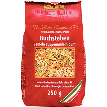 Mỳ chữ hữu cơ Rapunzel - Byodo 250g