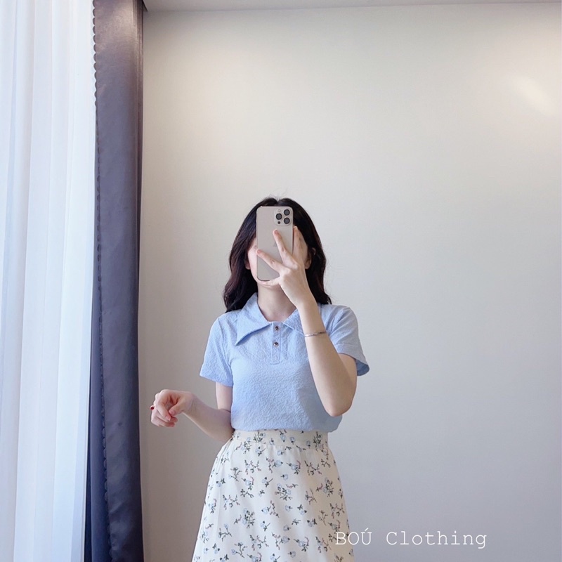 Áo xốp mềm cổ polo năng động (Ảnh thật)