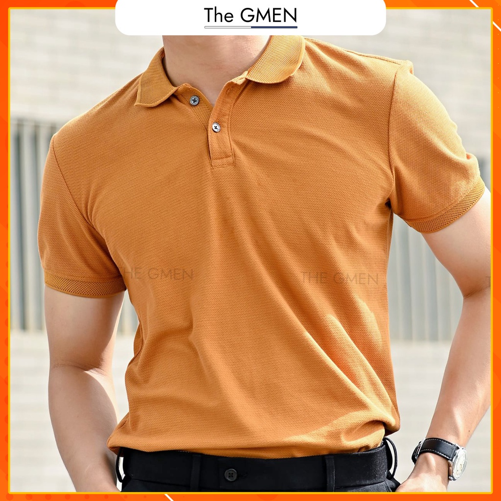 Áo Polo nam The GMEN Mesh Polo Shirt 100% cotton dày dặn, chuẩn form, giá tốt