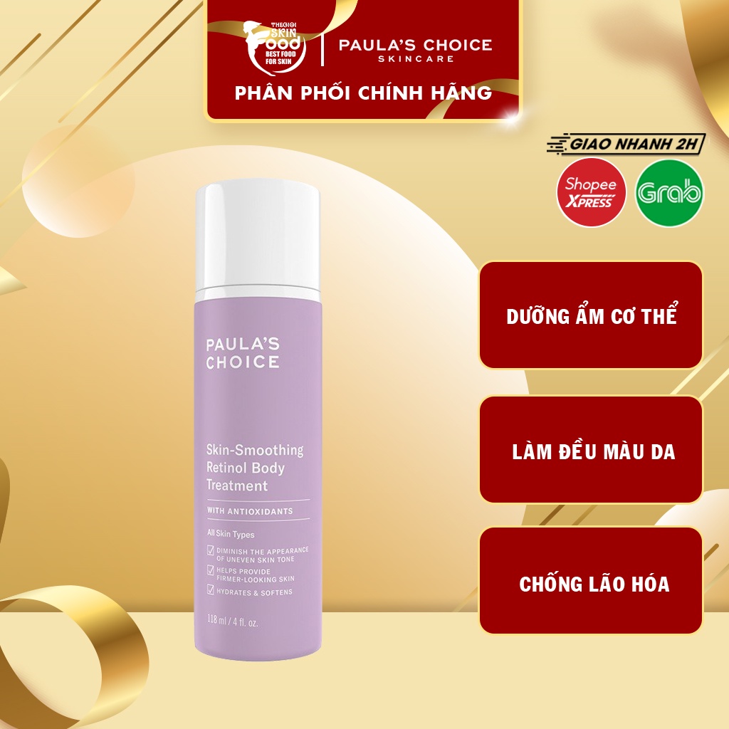 Kem Dưỡng Thể Chống Lão Hóa Paula's Choice Skin-Smoothing Retinol Body Treatment 118ml