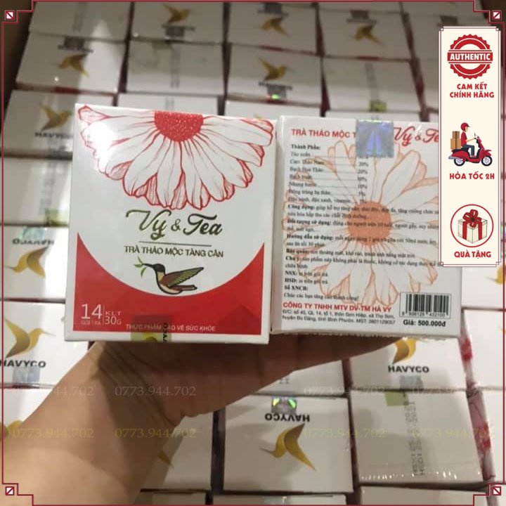 Trà Tăng Cân Vy Date Mới Chính Hãng
