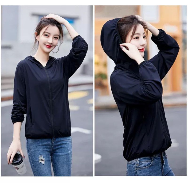 Áo chống nắng thông hơi kim cương TÚI CUỘN cho bạn nữ size 40 - 70kg