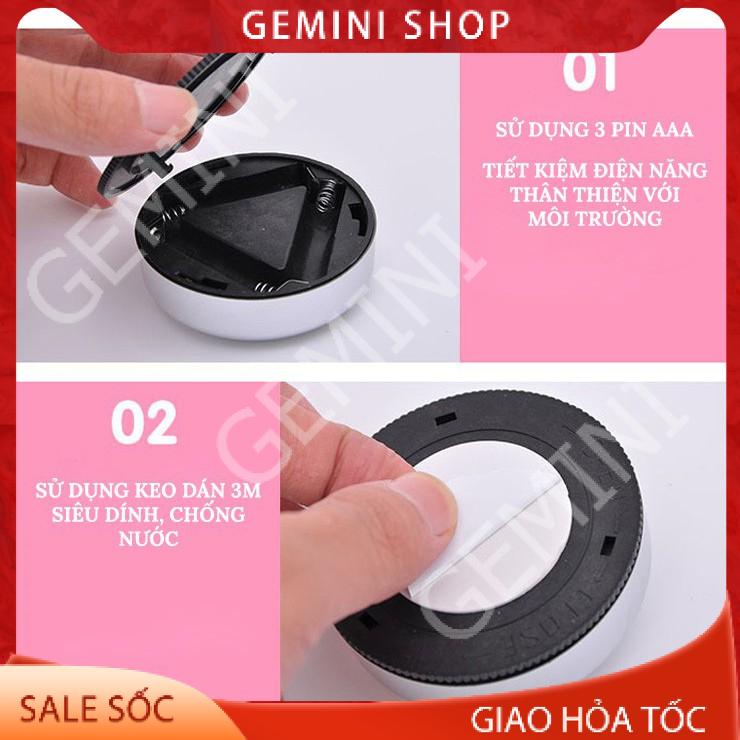 Đèn Led Dán Tường Cốp Xe Ô Tô Trần Xe Tủ quần áo mini dùng pin L646 siêu sáng GEMINI SHOP