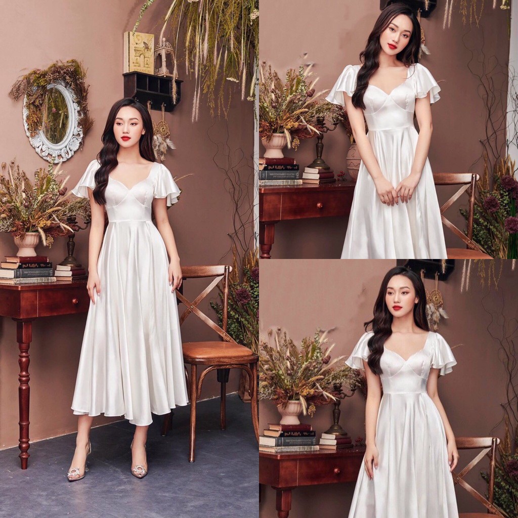 Đầm xòe thiết kế sang trọng cao cấp
