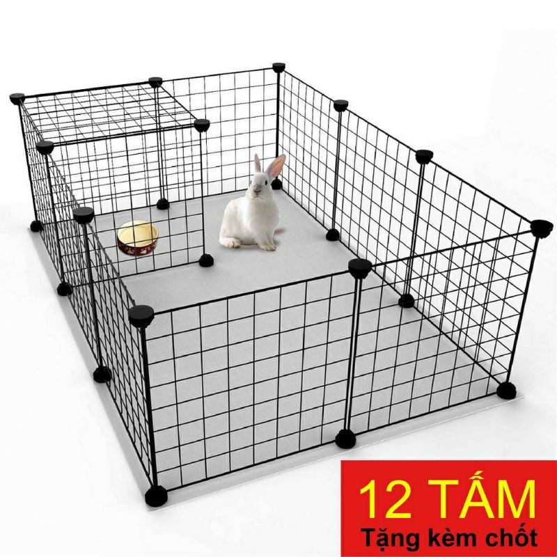Tấm ghép quây chuồng thú cưng, chuồng chó mèo