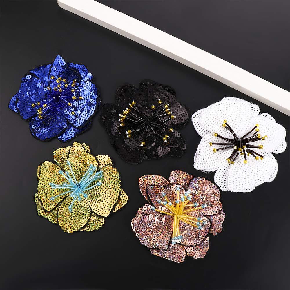 VANES1 1 Sticker Ủi Thêu Hình Bông Hoa