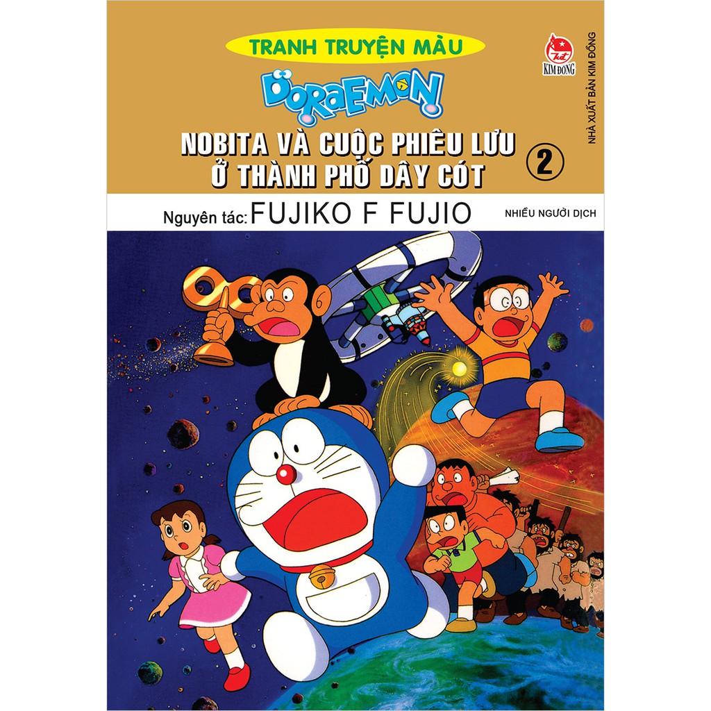 Truyện tranh Doraemon tranh truyện màu: Nobita và cuộc phiêu lưu ở thành phố dây cót - Trọn bộ 2 tập - Fujiko F. Fujio