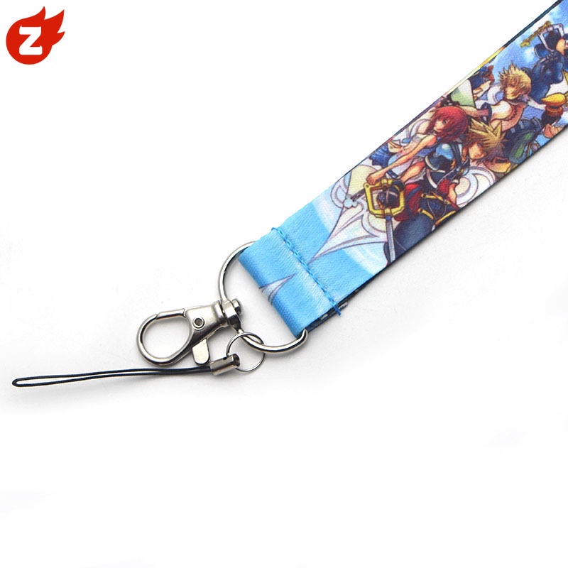 1 Dây Đeo Thẻ ID Họa Tiết Kingdom Hearts Dễ Thương