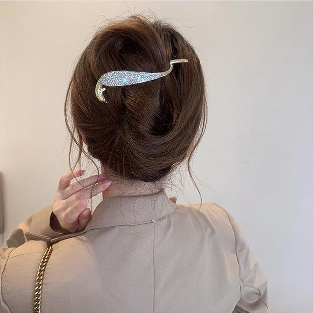 Kẹp Tóc Họa Tiết Hình Học Phong Cách Vintage Cho Nữ