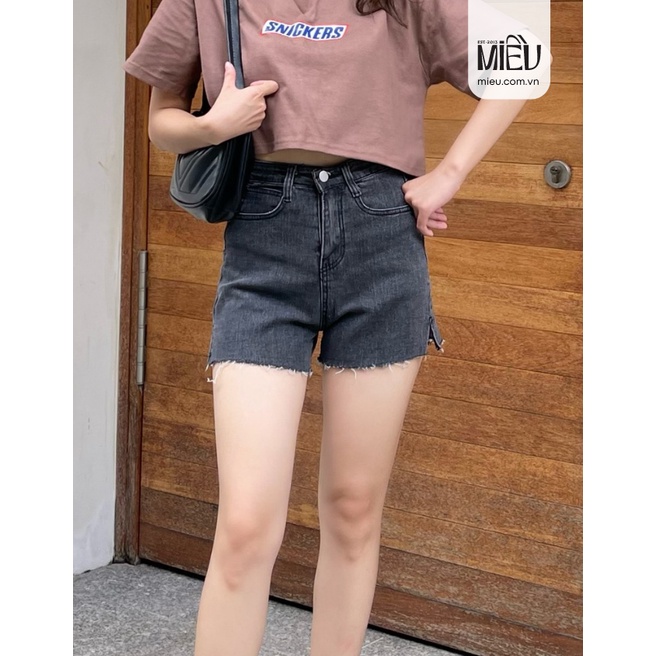 MIỀU_QUẦN SHORT JEANS XẺ 2 BÊN 2016
