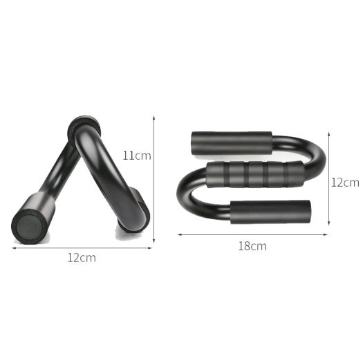 Hít Đất, Chống Đẩy Tập Gym Tại Nhà Hàng Loại 1 Giúp Tăng Cơ Ngực Tay Vai Lưng Chất Liệu Inox Dày Bền Bỉ Không Bị Han Rỉ