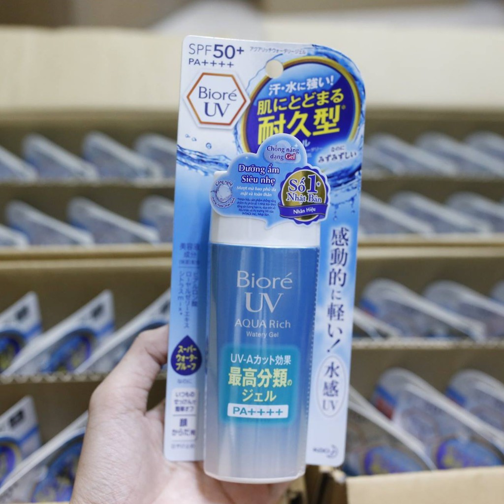 Kem chống nắng Biore uv aqua rich watery gel 90ml