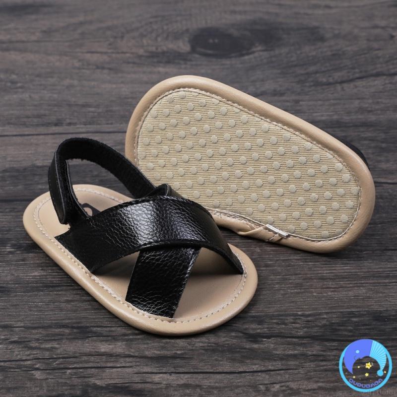 Giày Sandal Đế Mềm Chống Trượt Cho Bé Trai Từ 0-18 Tháng Tuổi