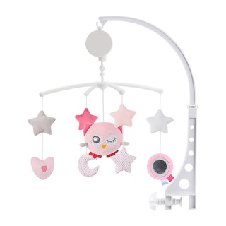 Cartoon Baby Crib Rattles with Hanging Rotating Toy Infant Music Educational Toy