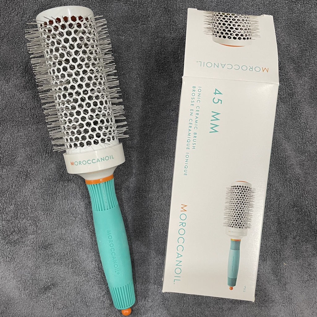 Lược tròn gốm sấy xoăn MOROCCANOIL CERAMIC Round Brush ( full size )