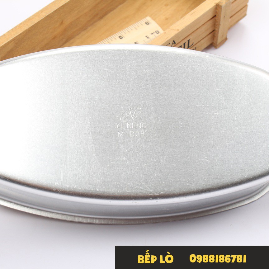 Khuôn oval nướng bánh mì hoa cúc, bánh bông lan phô mai giá rẻ D08