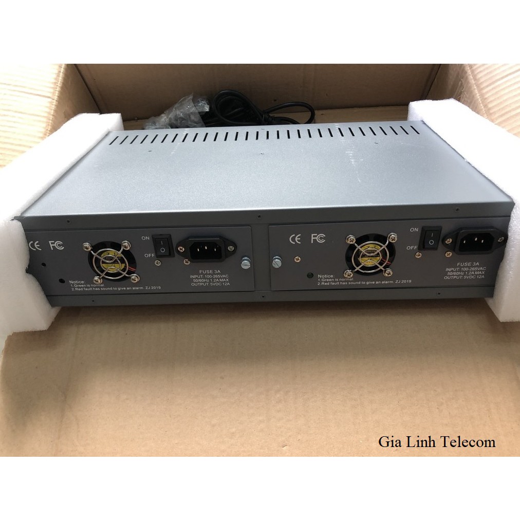 Nguồn tập trung 14 converter quang - Khay nguồn 14