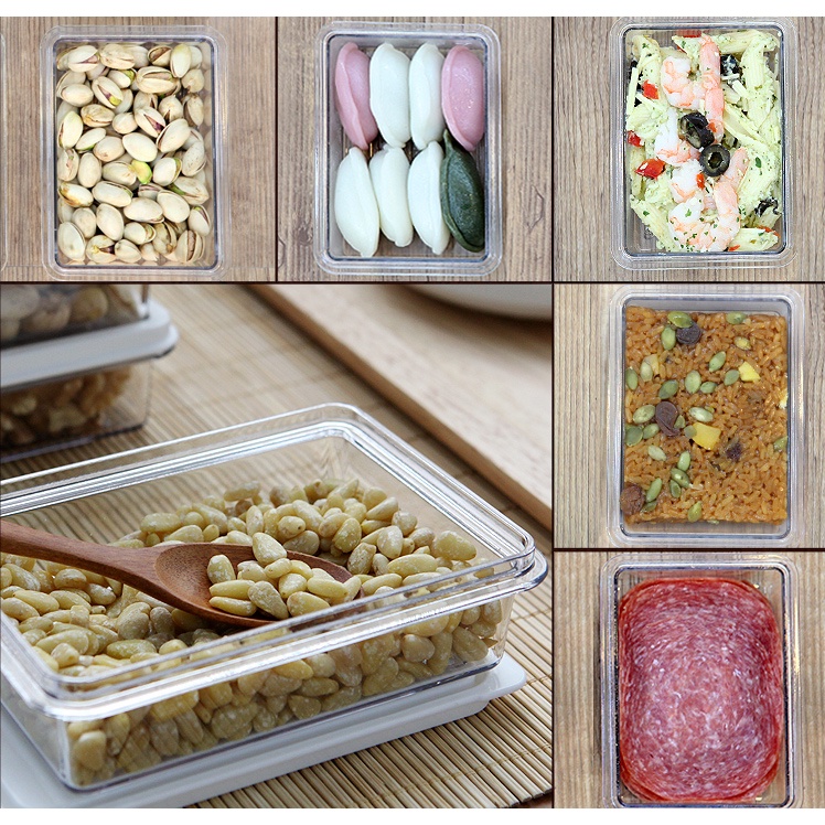 Set 6 Hộp Đựng Thực Phẩm Trong Tủ Lạnh