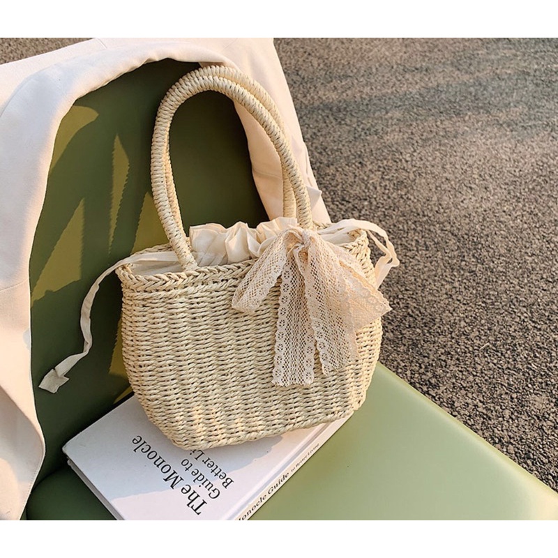 Túi Cói Đồng Quê Parisian