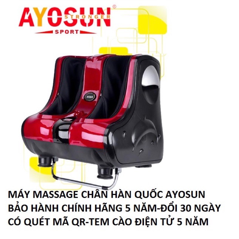 CHÍNH HÃNG BH 5 NĂM Massage chân cao Ayosun Hàn Quốc - Ohlala House đại lý phân phối