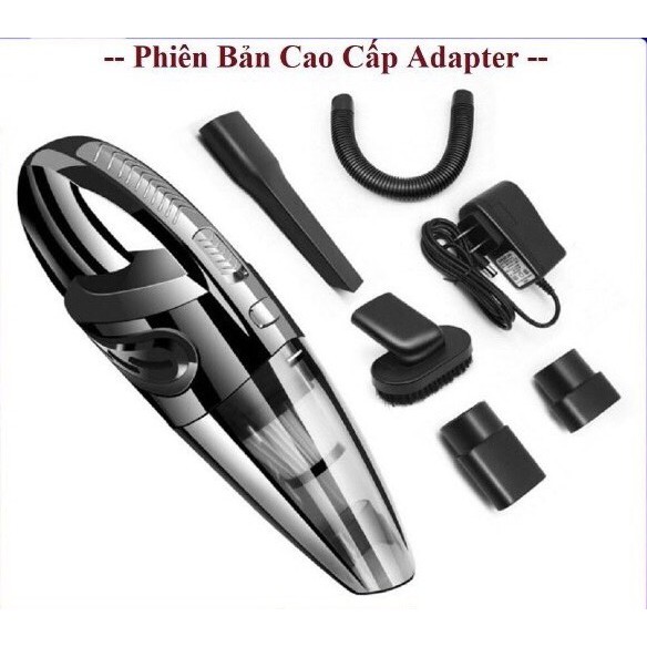 Máy hút bụi cầm tay mini không dây hút bụi ô tô cao cấp Adapter hút bụi đen R6053