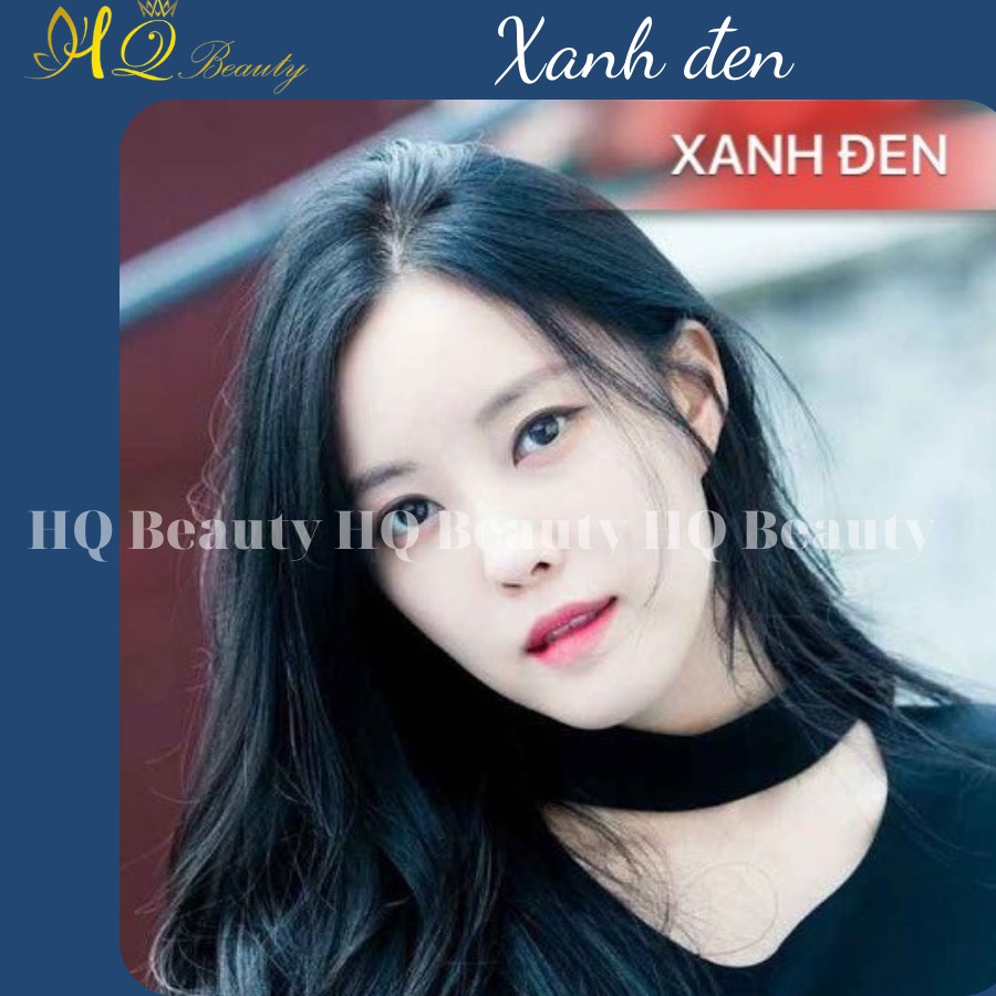 THUỐC NHUỘM TÓC MÀU XANH ĐEN (TRỌN BỘ)