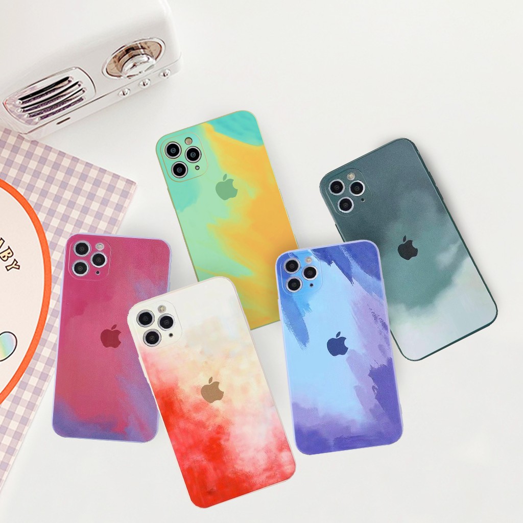 Ốp lưng iphone WATER COLOR cạnh vuông iphone 12 BVC 6plus/6splus/7plus/8plus/x/xs/11/11promax/12/12promax-vincase | BigBuy360 - bigbuy360.vn