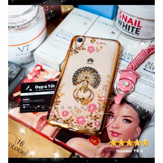 Ốp lưng Huawei Y6 II dẻo hình hoa