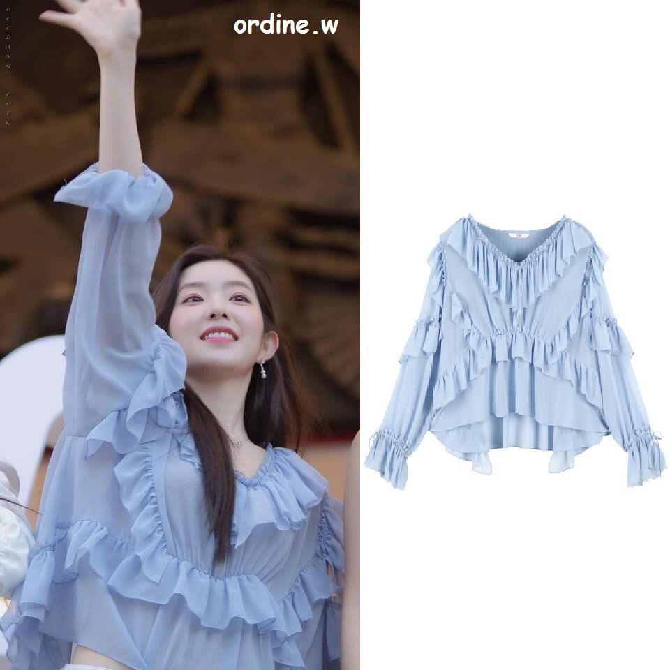 ORDER_Áo blouse đuôi tôm REDVELVET Irene, G I-DLE Yuqi, GFriend SinB, Momoland Nancy, Lee Sungkyung