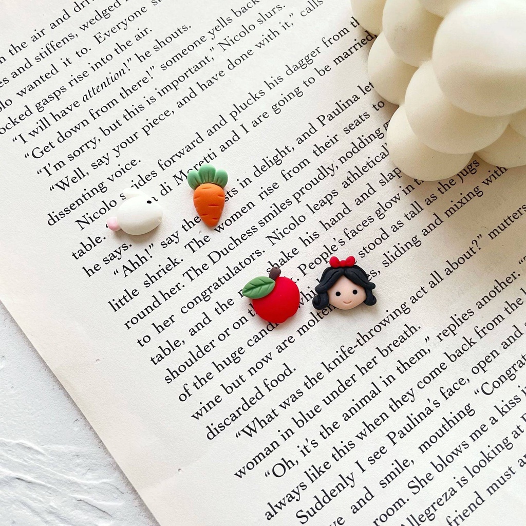 DISNEY Bông Tai Hình Công Chúa Bạch Tuyết Phong Cách Hàn Quốc Cho Nữ