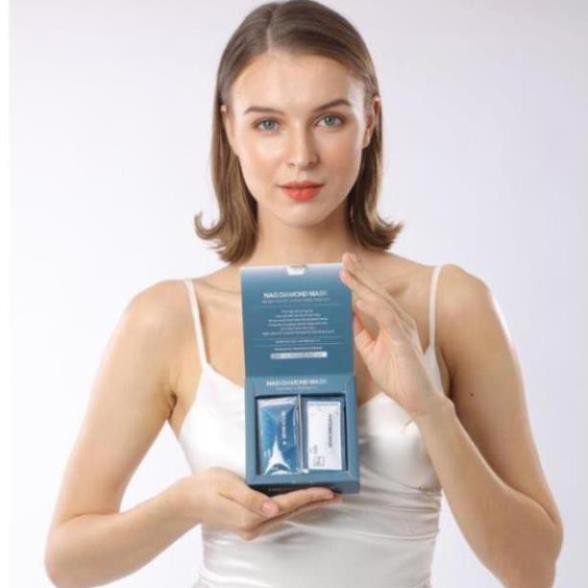 [CHÍNH HÃNG] BỘ ĐÔI MẶT NẠ N.A.G DIAMOND MASK-Thải độc, dưỡng trắng da mặt toàn diện/DETOX MASK-WHITENING MASK | Thế Giới Skin Care