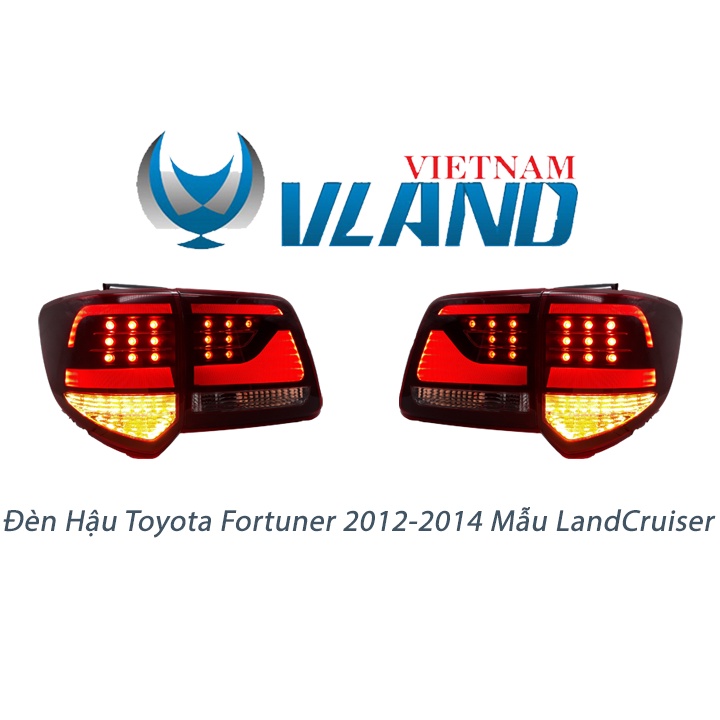 1 Cặp Đèn Hậu Toyota Fortuner 2012-2014 Mẫu LandCruiser