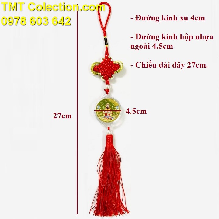 Dây Treo Xu Thần Tài In Màu, mang theo bên người, làm quà tặng bạn bè, người thân -TMT Collection - SP005201