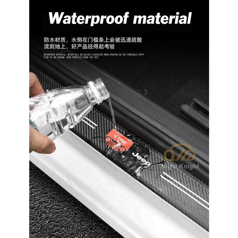 Miếng Dán Cửa Bằng Sợi Carbon Chống Nước Chất Lượng Cao Cho Nissan Terra Navara Almera Patrol royale X-Trail Sylphy JUKE