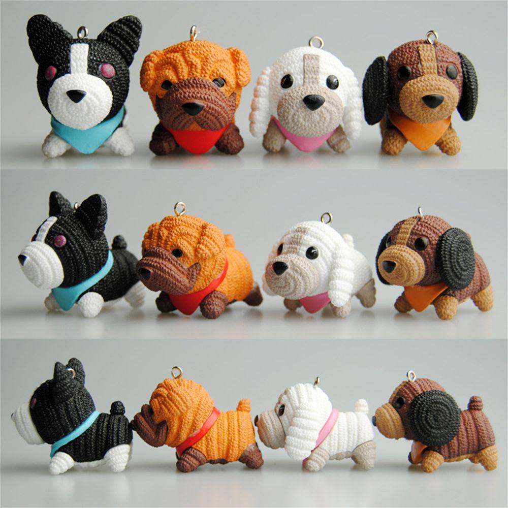 Móc Khóa Hình Chú Chó Mascot Dễ Thương Dùng Trang Trí Túi Xách / Balo Đi Học