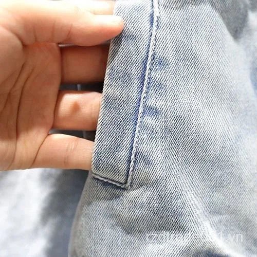 Áo khoác jean viền ren thời trang xinh xắn cho bé gái