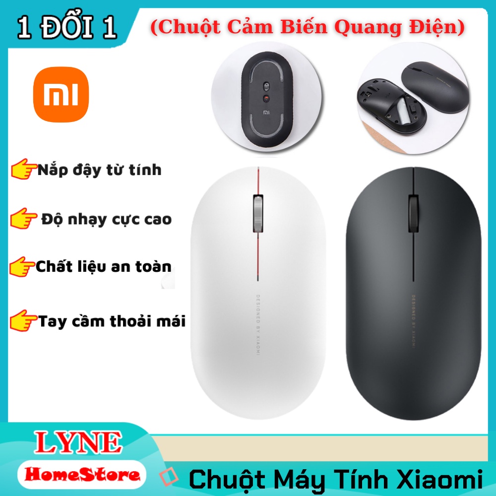 Chuột máy tính không dây Xiaomi Silent Gen2 1-Tương thích mọi dòng máy, cảm biến quang điện siêu nhạy-Hàng chínhhãng